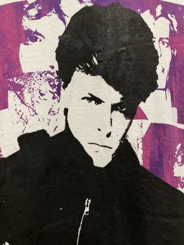 T-shirt David Bowie vintage anni 80 quinta colonna testa di zanzara grande stampa collage - Foto 5 di 9