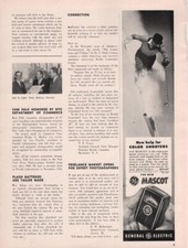 GE - Mascot Exposure Meter - Original Magazine Ad - 1953