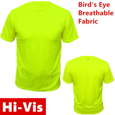safety yellow t shirts