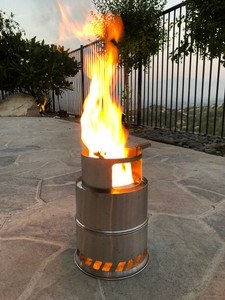 stainless steel bonfire