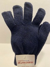 New Polar Extreme Adult Unisex One Size Multi Knit Stretch Magic Gloves Navy