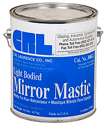 CRL 3002GL Light-Bodied Mirror Mastic - 2 Gallons Black - Picture 2 of 2
