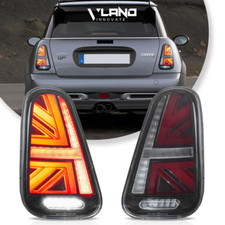 Clear Vland For Mini Cooper R50 R52 R53 2001-2006 Led Tail Lights Wsequential