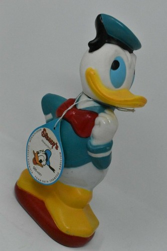 Vintage Edition Disney Donald Duck Shampoo Bottle 24cm With Expired Shampoo - Picture 2 of 9