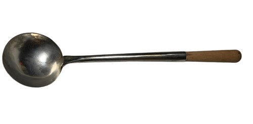 Commercial Chinese Restaurant Wok Ladle 18” 10 OZ Stainless Steel