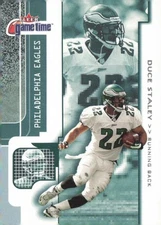 2001 Fleer Game Time #109 Duce Staley