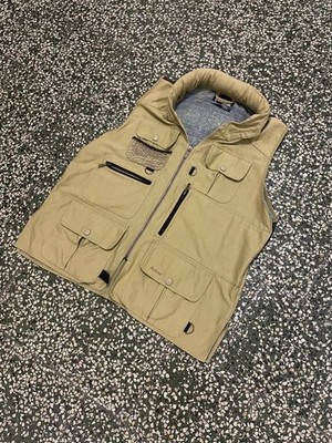 Barbour T123 Mayfly Adaptable Utility Fishing Vest Gilet XXL With Inner Raincoat