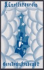 München Fasching Künstlerverein Art Deco Karte Fest Hermann Keimel 1930