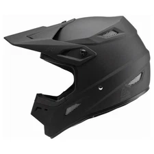 Answer ANSR AR1 MX Motocross Helmet Solid Matte Black Medium