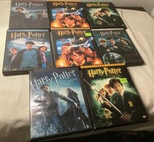 Lot Of 8 Harry Potter DVD . In Original Cases . Very Good Condition .