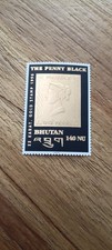 Timbre Or Bhutan The Penny Black 140 Nu # 233