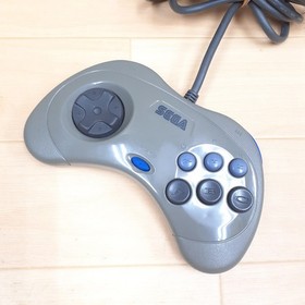 SEGA SATURN CONSOLE JAPAN WHITE Bundle with 2 Controllers 8 Games &Memory tested