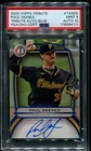 2025 Topps Tribute Paul Skenes Autograph Blue #'d/150 PSA 9 MINT AUTO 10 GEM