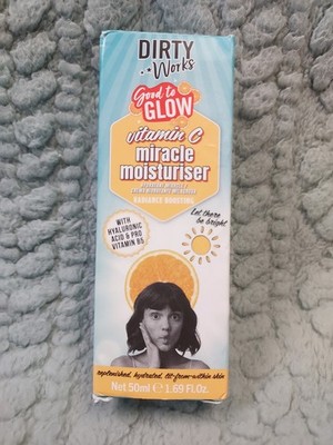 Dirty Works Good to Glow Vitamin C Miracle Moisturizer 1.69 fl oz New in Box