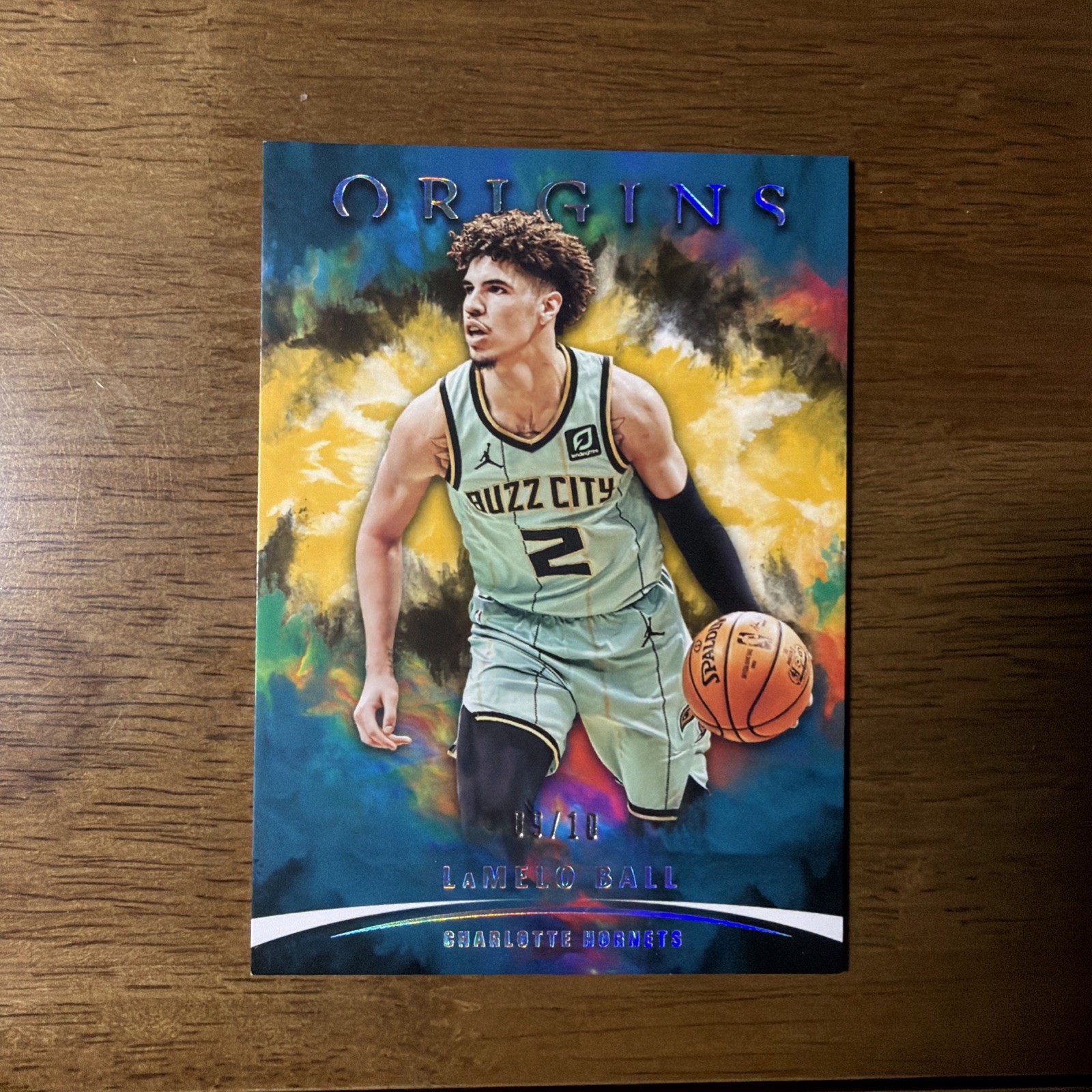 LaMelo Ball 2021-22 Panini Origins #2 Gold  Parallel SP #/10 Hornets