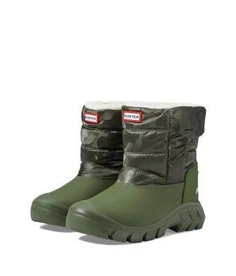 Hunter Kids' Intrepid Reflective Camo Snow Boot