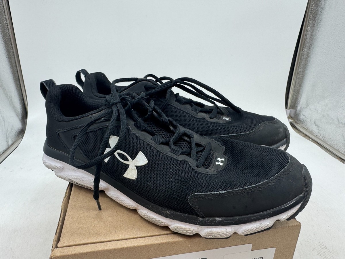 Under Armour Charged Assert 9 Sneakers Men\'s Black Lace-Up Running Shoes 12 Under Armour Men main image 4