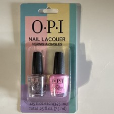 OPI Nail Lacquer Mini Duo Set Top Coat Clear ...