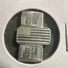 America, Flag Art Bar lot Valcambi 3 Gram .999 Fine Silver Bars  3 grams total