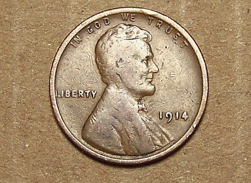 1914   P   Mint Lincoln Wheat Cent   ACTUAL  COIN                    90415201-06
