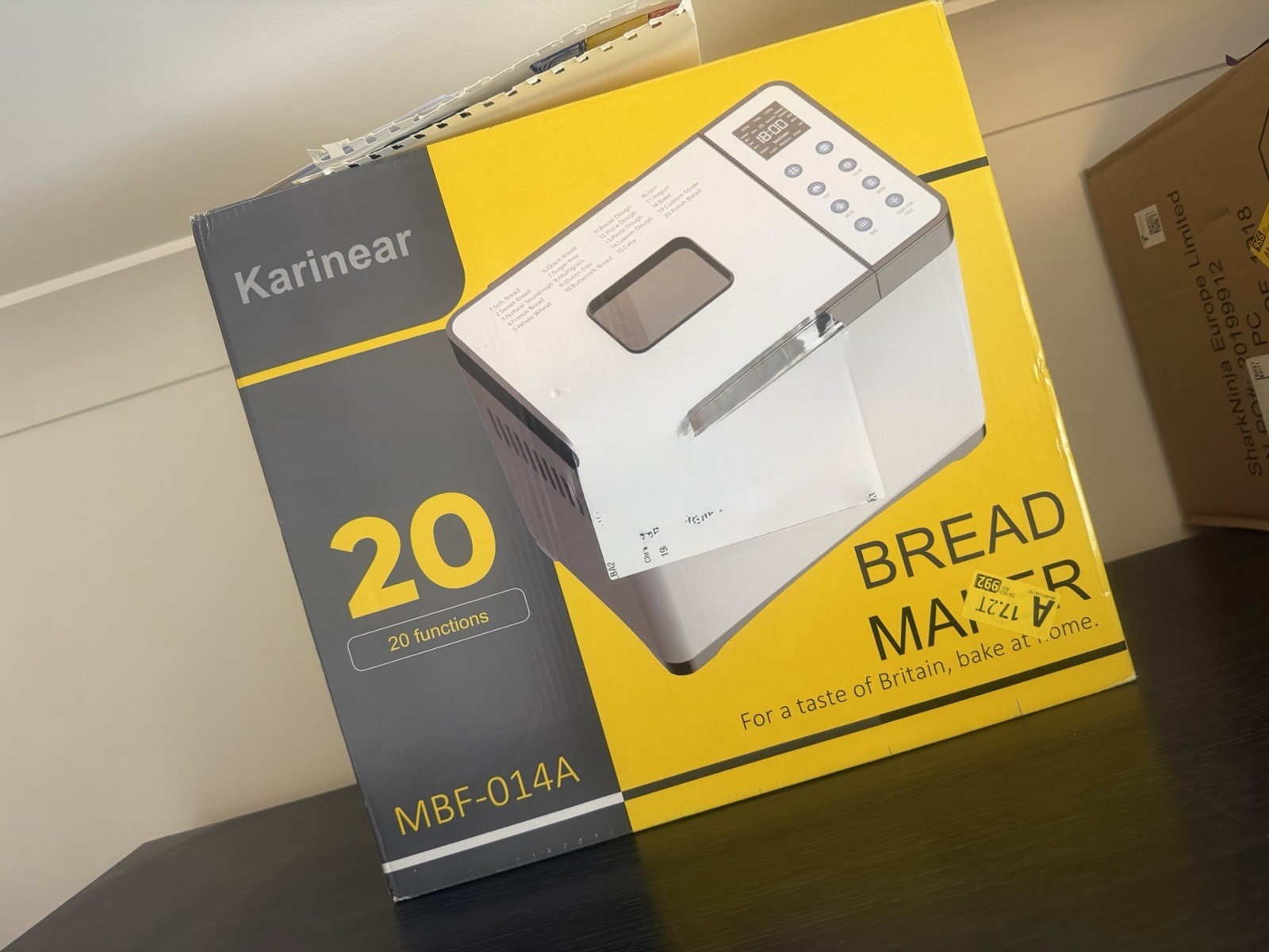 Karinear Bread Maker, Upgrade 20 Function Non-stick Pan Bread Machine