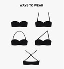 NWT Victoria's Secret Convertible Removable Straps Push Up Bra Nude 32DD — photo 5