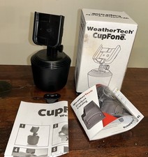 WeatherTech CupFone With Billet Knobs Universal Mount for Cell Phones - Black