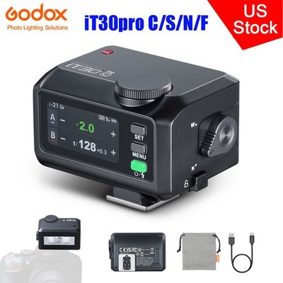 Godox iT30Pro C/N/S/F TTL 2.4G HSS 1/8000s Mini Flash For Canon Nikon Sony Fuji