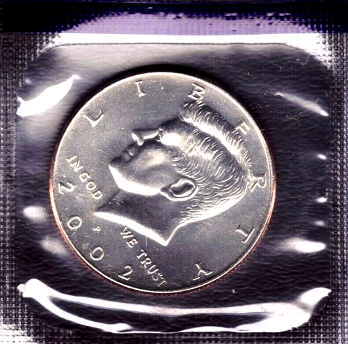 2002-P UNCIRCULATED KENNEDY HALF DOLLAR IN MINT CELLO