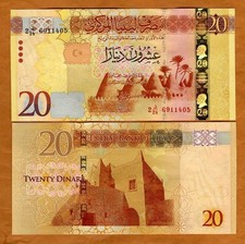 Libya, 20 Dinars, ND (2016), P-83 UNC