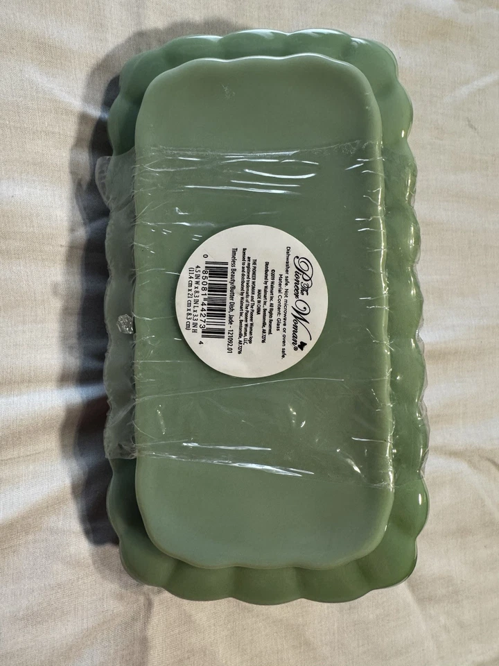 The Pioneer Woman Jade Butter Dish Timeless Beauty Butter Dish New - Image 4 of 4