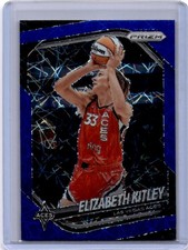 2025 Panini Prizm WNBA #41 Elizabeth Kitley Blue Velocity Prizms