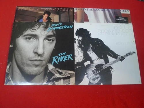 BRUCE SPRINGSTEEN     Lot Of 5 Vinyl Records LPS     VG TO VG+