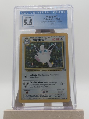 Wigglytuff (Unlimited) graded CGC 5.5 for sale on eBay