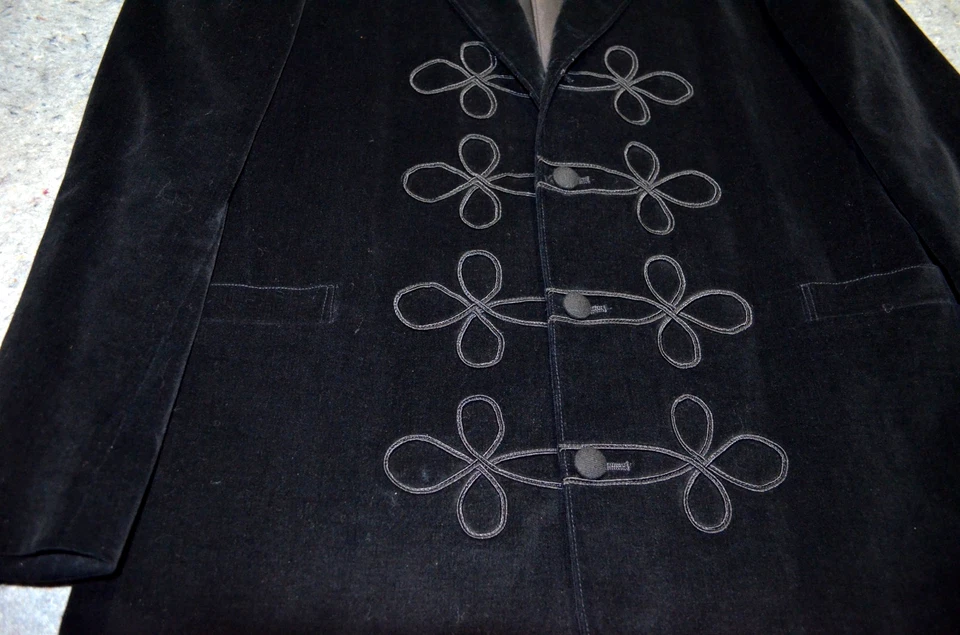 Chaqueta de Terciopelo Negra INSANE RRL Doble RL Ralph Lauren Occidental/Militar Talla M/42 R Foto 2 de 4