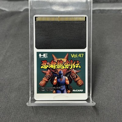 PC Engine - Ninja Ryukenden (Ninja Gaiden, 1992) NEC Hu-Card - Japan Import