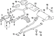 Genuine Nissan Muffler Bracket 20742-6HZ0A