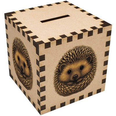 Spardose / Sparschwein ''Süßer zusammengerollter Igel mit Stacheln'' (MB00116961)
