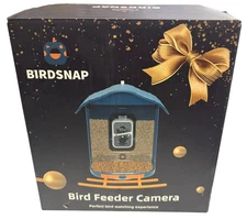 Birdsnap PAV Smart Bird Feeder Camera Solar Powered 2K HD Video AI Recognition