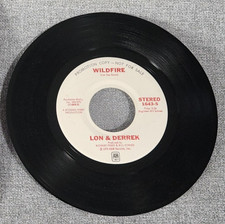 Lon & Derrek - Wildfire  by Lon Van Eaton - stereo / mono A&M promo 1974 VG+