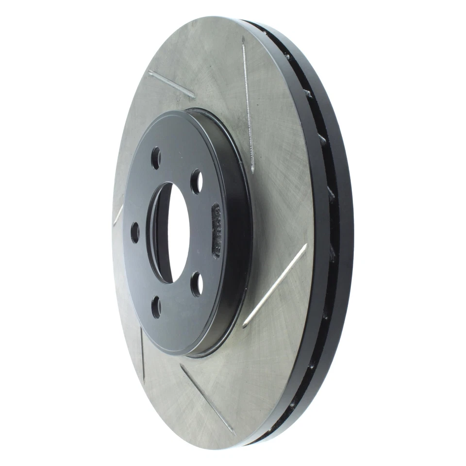 For Lincoln Town Car 03-11 Sport Slotted 1-Piece Front Driver Side Brake Rotor Foto 3 de 4