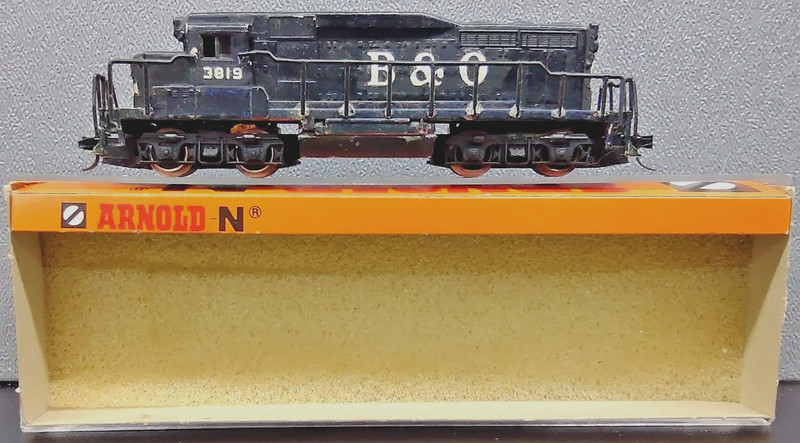 ARNOLD N GAUGE 3819  B&O LOCOMOTIVE   MADE IN W GERMANY