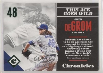 2017 Panini Chronicles Green 195/199 Jacob deGrom #6 r7o