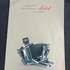 Master Technika System Linhof 4 X 5 Ordering Information And Technical Inf