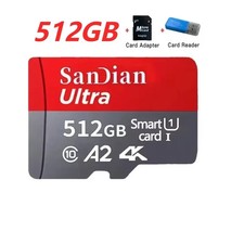 SanDisk Ultra 512GB Micro SD Card Class 10 SDXC Memory Card with Adapter