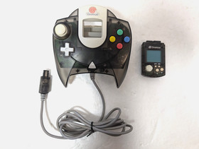 Dreamcast Controller  Smoke Black  Visual Memory SEGA  DC Japan
