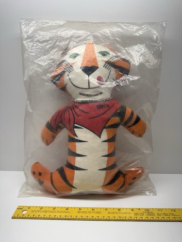 Vintage Tony The Tiger Kelloggs Cereal 1973 Plush Pillow Doll Cloth 13” Sealed