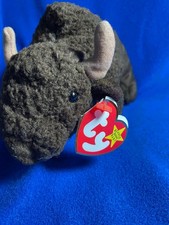 Ty Beanie Baby Retired Roam The Buffalo 1998 With Tags