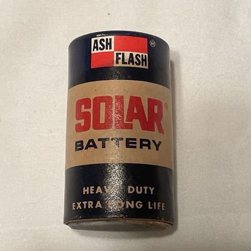Vintage D Cell Solar Battery 1.5 Volt With .12 Cent Price Tag