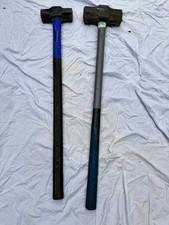 2 x Sledge Hammers 1 x Silverline 14lb 1 x 7lb Unbranded - DIY Used - 
